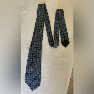 Vintage Oscar de La Renta Silk Tie Couture Collection USA